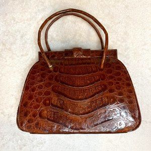 Custom Leather Handbag - American Indian Design